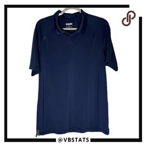 Rhone Men's Short Sleeve Performance Delta Pique Polo Shirt Navy Blue Medium‎
